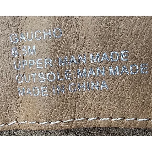 Coconuts Gaucho Brown Western Boots Faux Leather Embroidered Cowgirl Womens 6.5M - Picture 10 of 10